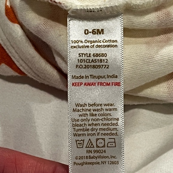 NWOT Infant 0-6 months (3) Piece Fox Gender Neutral Sleep Gown Set - Picture 12 of 12